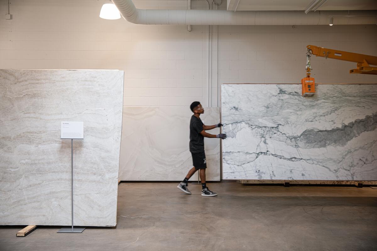 For marble that makes a statement, designers flock to Ann Sacks